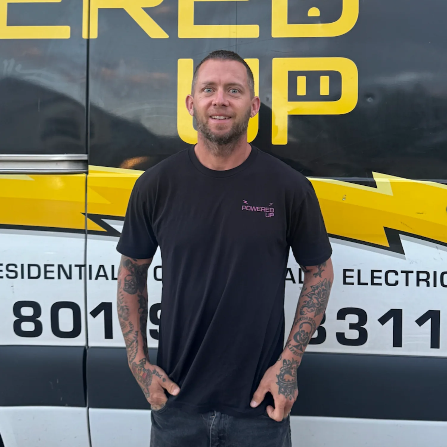 Derek Dixon, Lead Electrician at Powered Up Inc.